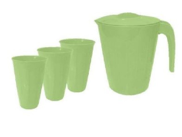 Набор для напитков Sugar&Spice Vanilla (Кувшин 1,9л+3 стакана 0,35л) фисташка